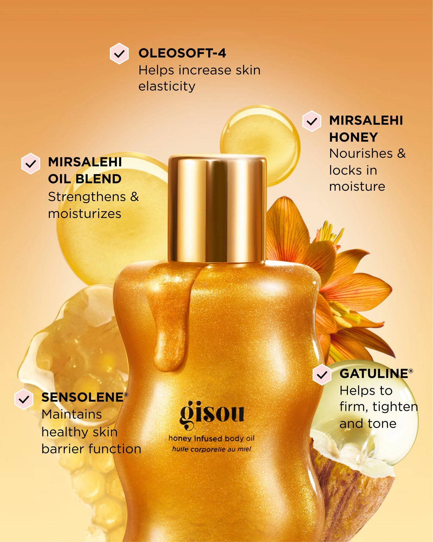 GISOU | BODY OIL GOLDEN SHIMMER GLOW