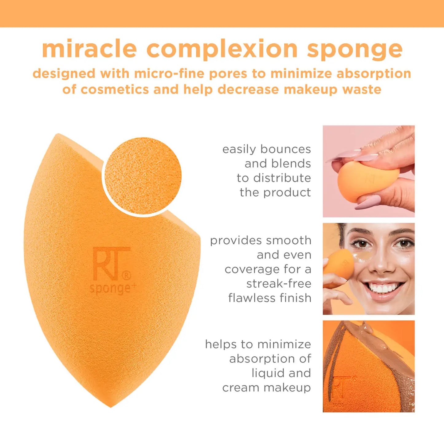 REAL TECHNIQUES | MIRACLE COMPLEXION SPONGE AND CASE