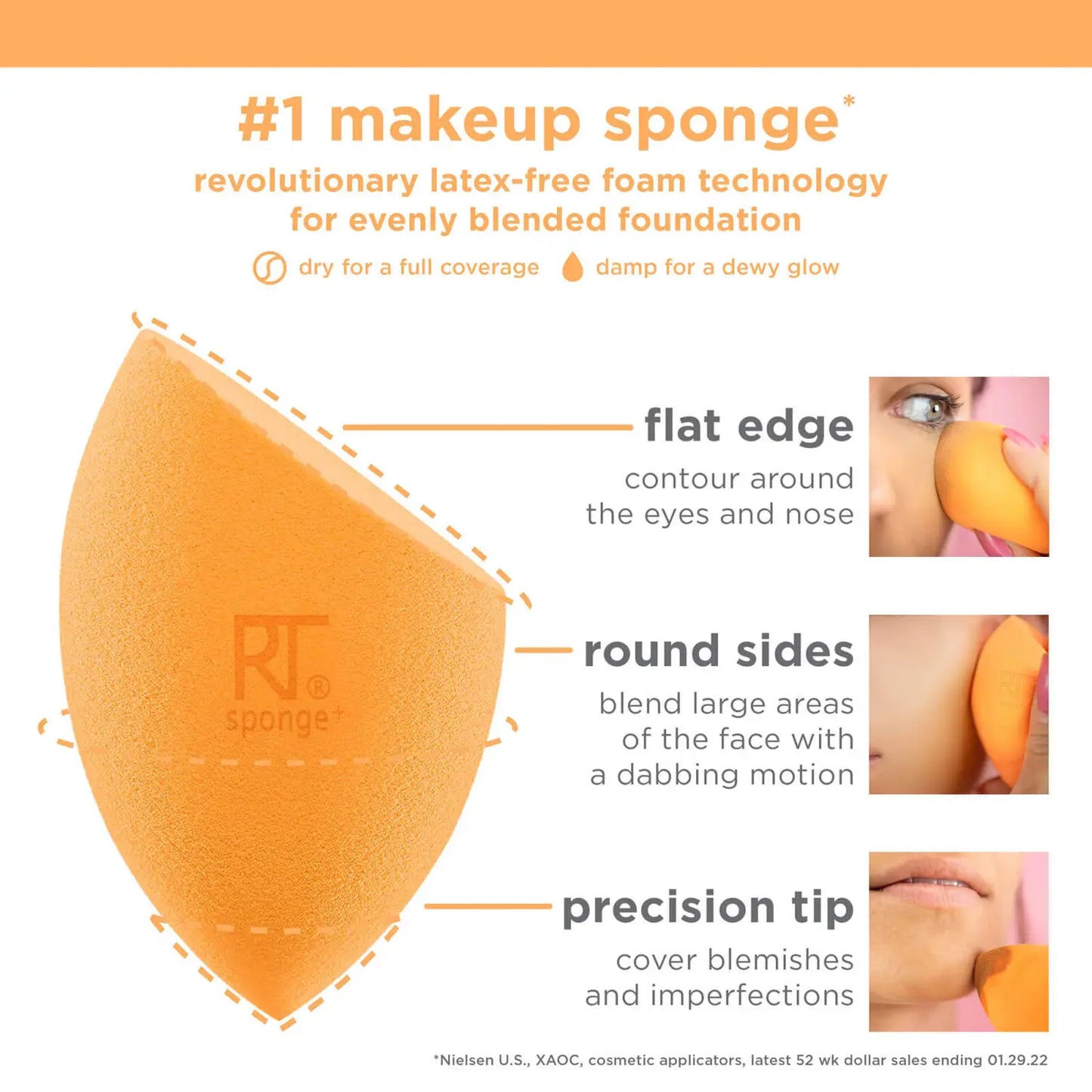 REAL TECHNIQUES | MIRACLE COMPLEXION SPONGE AND CASE