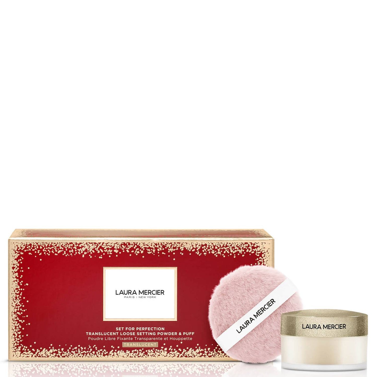 LAURA MERCIER | SET FOR PERFECTION TRANSLUCENT LOOSE SETTING POWDER AND PUFF SET