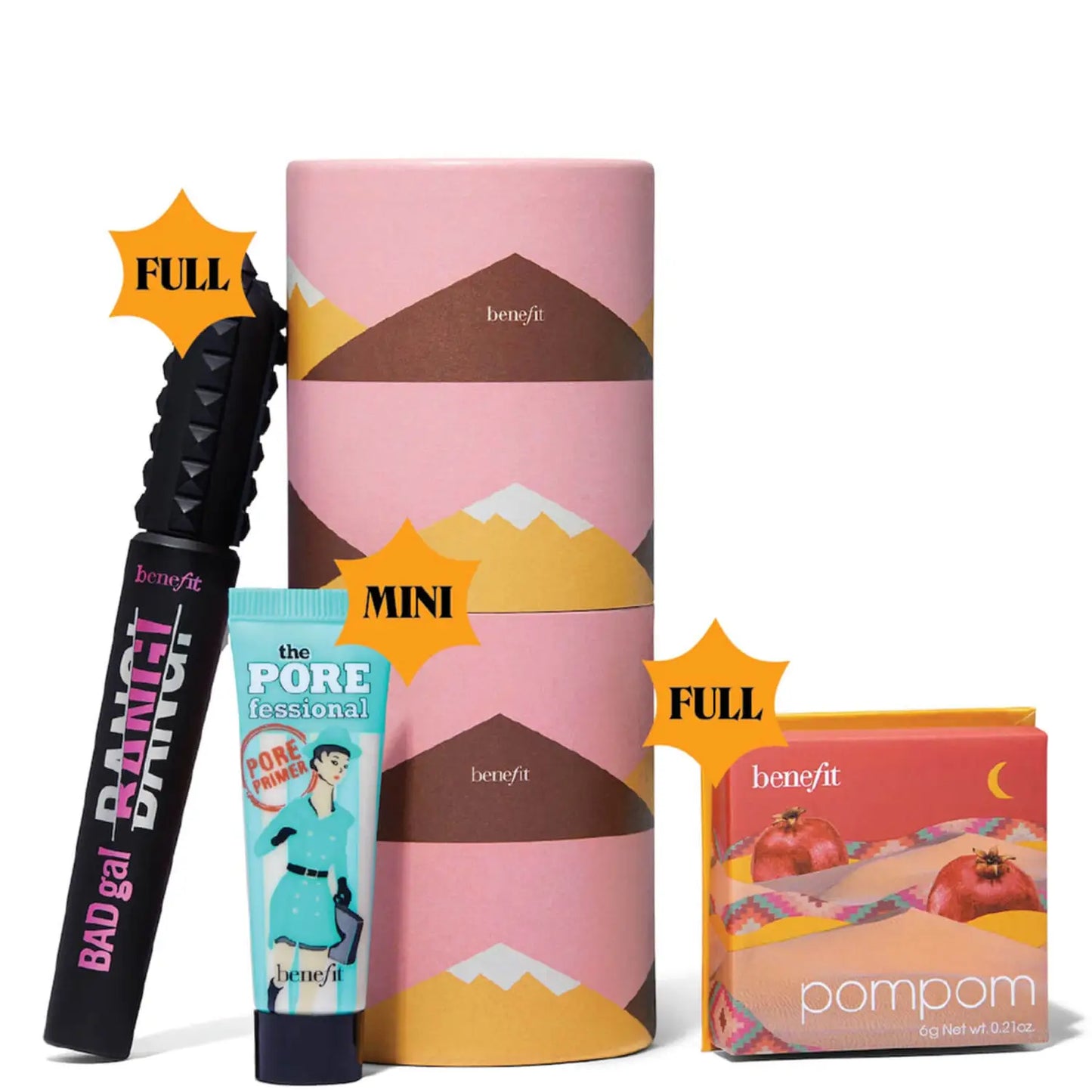 BENEFIT | BADGAL SEASON BADGAL BANG MASCARA, POREFESSIONAL PRIMER AND BLUSH GIFT SET