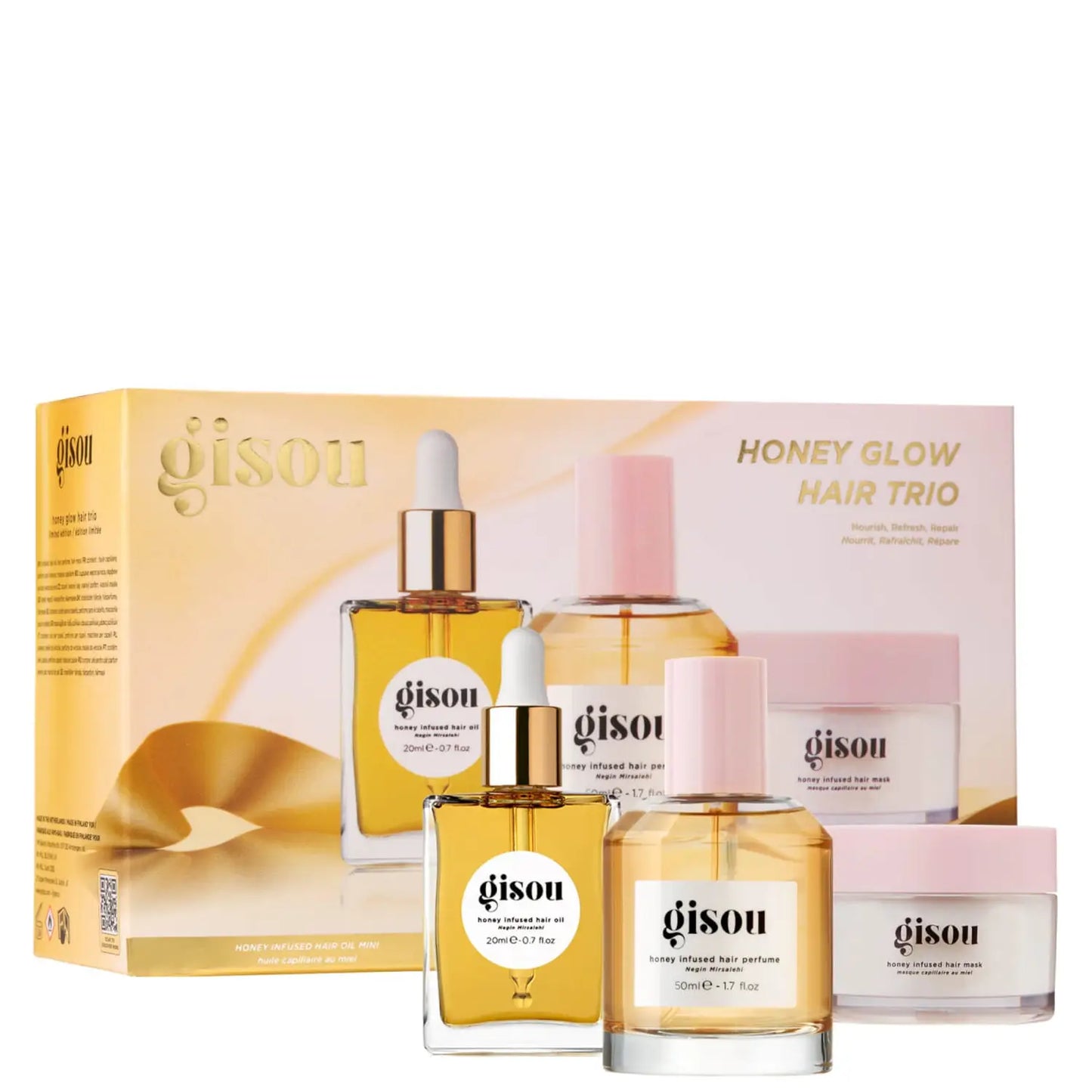 GISOU | HONEY GLOW HAIR TRIO