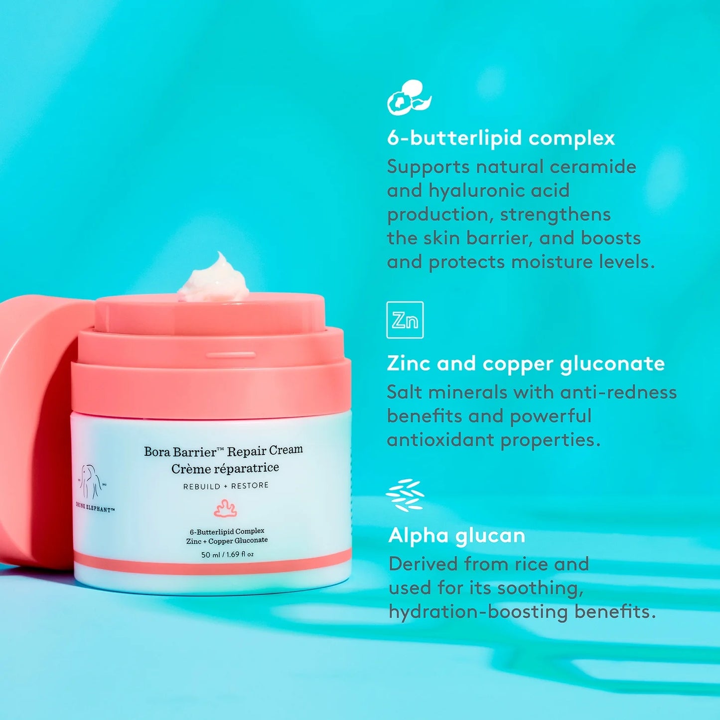 DRUNK ELEPHANT | BORA BARRIER REPAIR CREAM