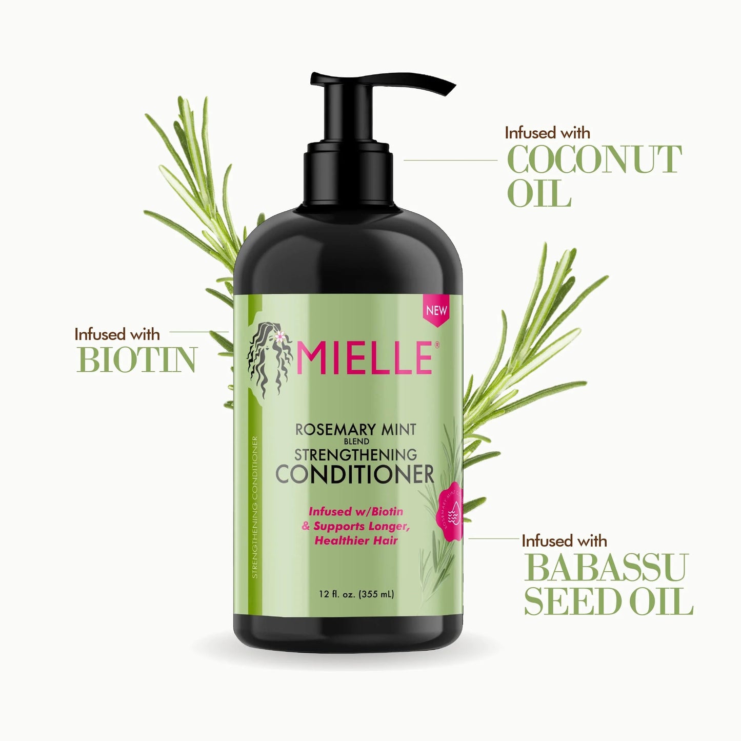 MIELLE | ROSEMARY MINT STENGTHENING CONDITIONER
