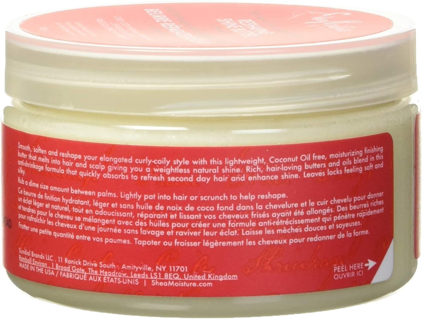 SHEA MOISTURE| RED PALM OIL AND COCOA BUTTER RESHAPING SHINE BUTTER