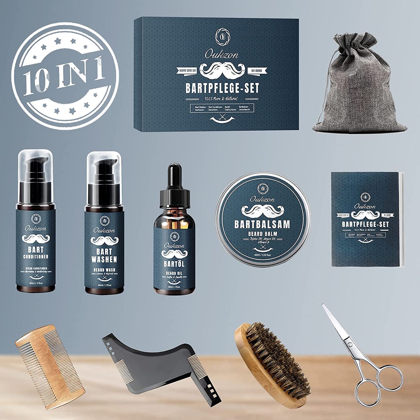 OUKZON | BEARD CARE SET