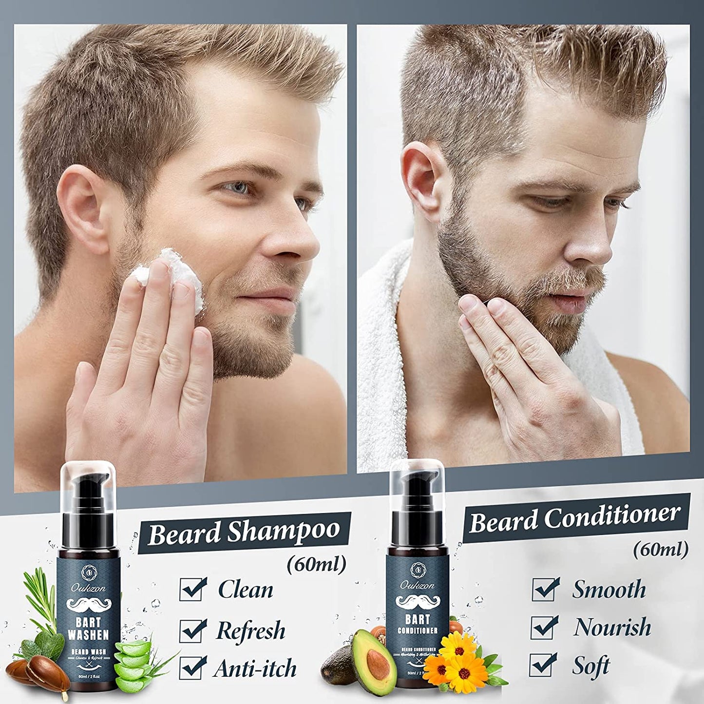 OUKZON | BEARD CARE SET