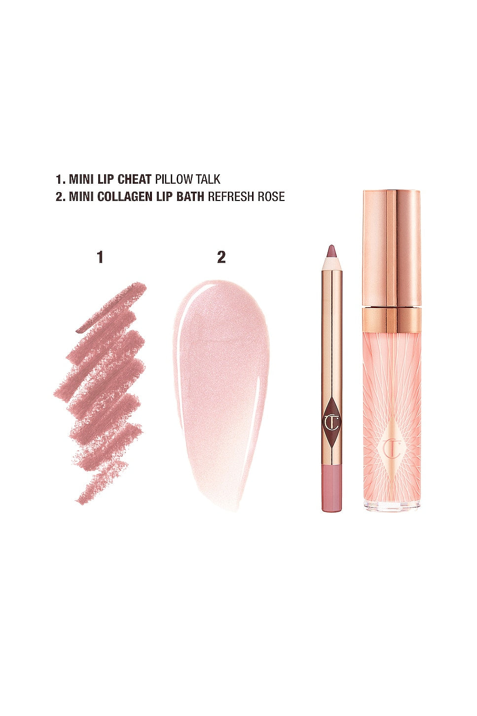 CHARLOTTE TILBURY | GLOSSY FRESH PINK LIP DUO