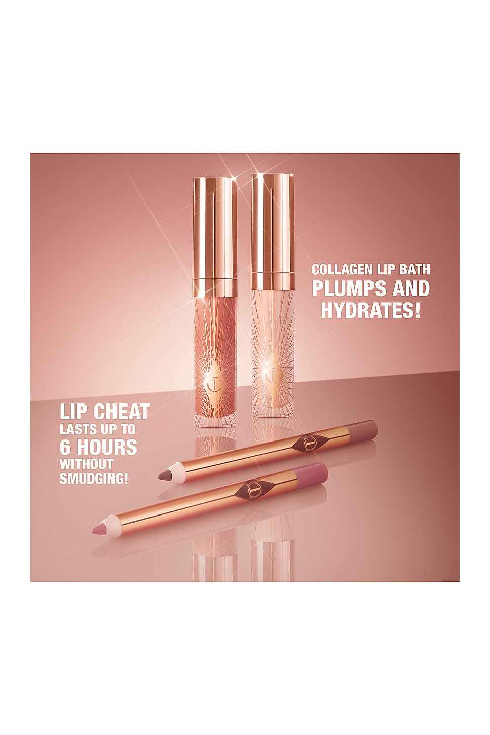CHARLOTTE TILBURY | GLOSSY FRESH PINK LIP DUO