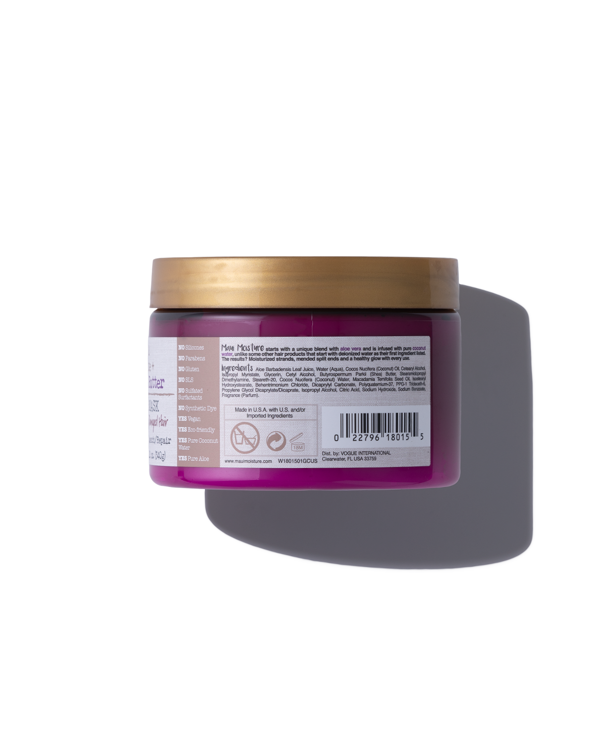 MAUI MOISTURE | HEAL & HYDRATE + SHEA BUTTER HAIR MASK