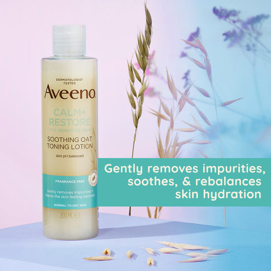 AVEENO | FACE CALM + RESTORE SOOTHING OAT TONING LOTION