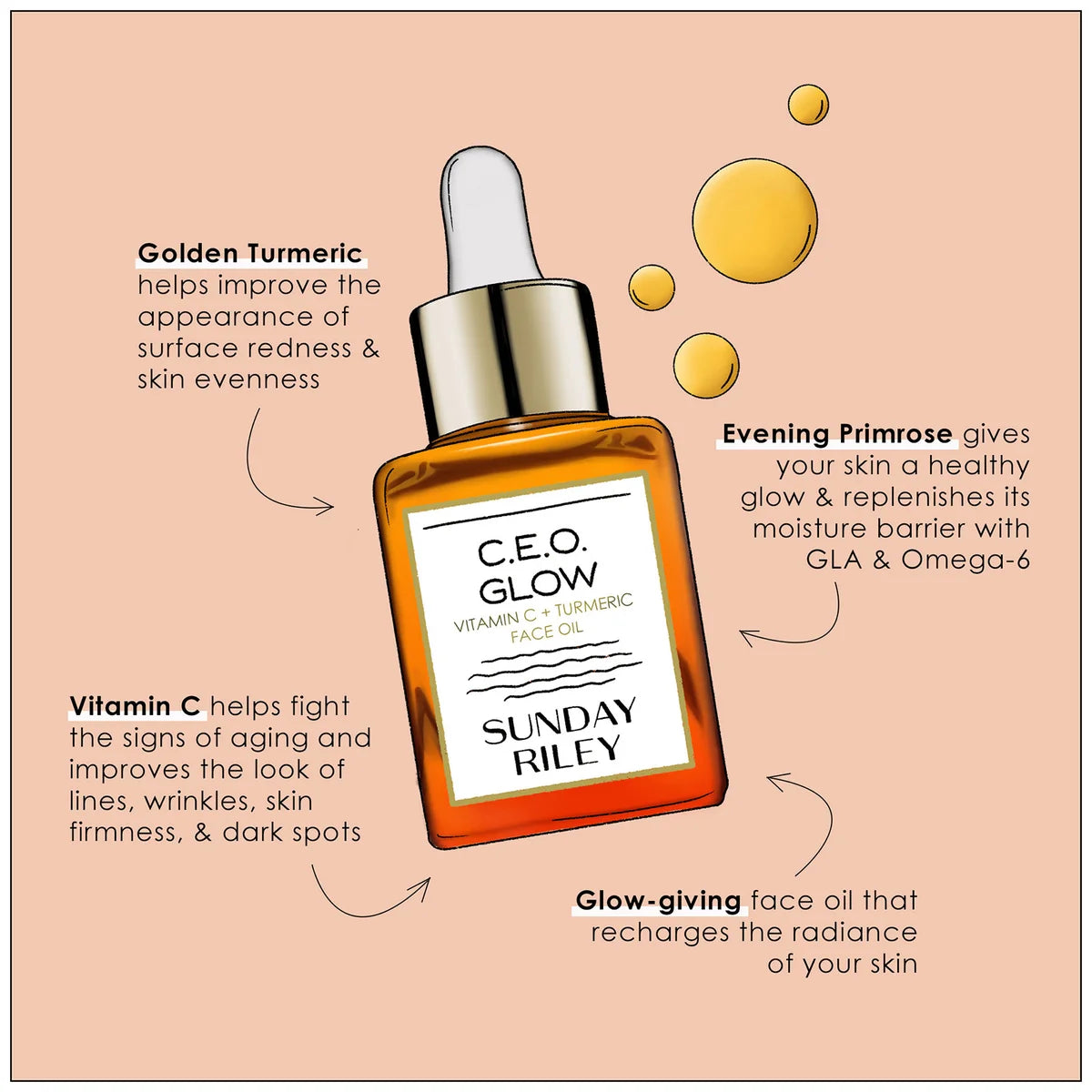 SUNDAY RILEY | C.E.O. GLOW VITAMIN C + TURMERIC FACE OIL