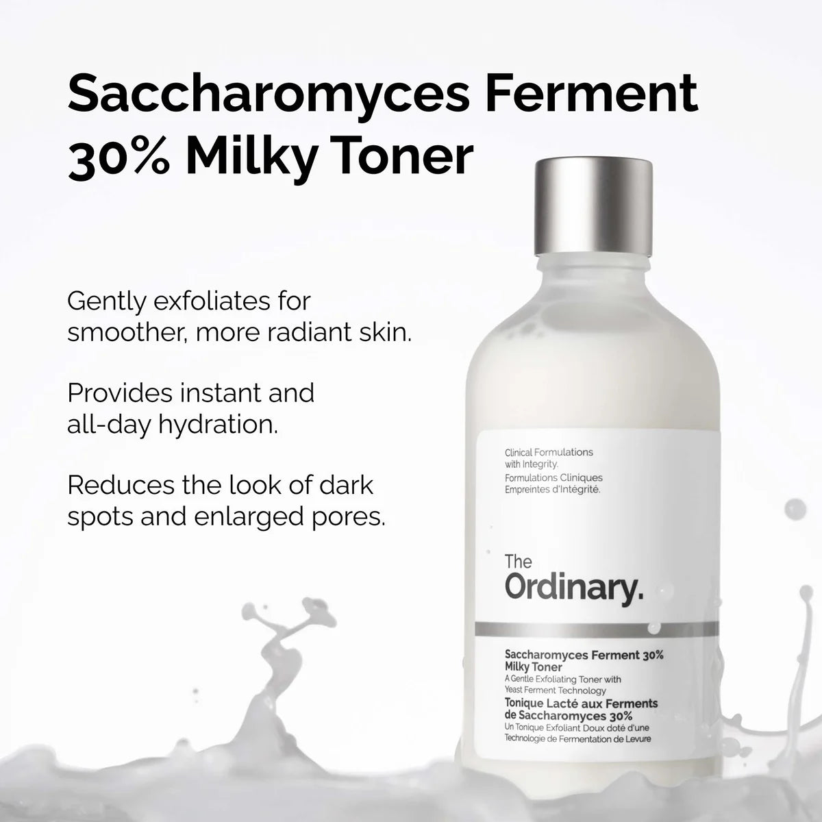 THE ORDINARY | SACCHAROMYCES FERMENT 30% MILKY TONER