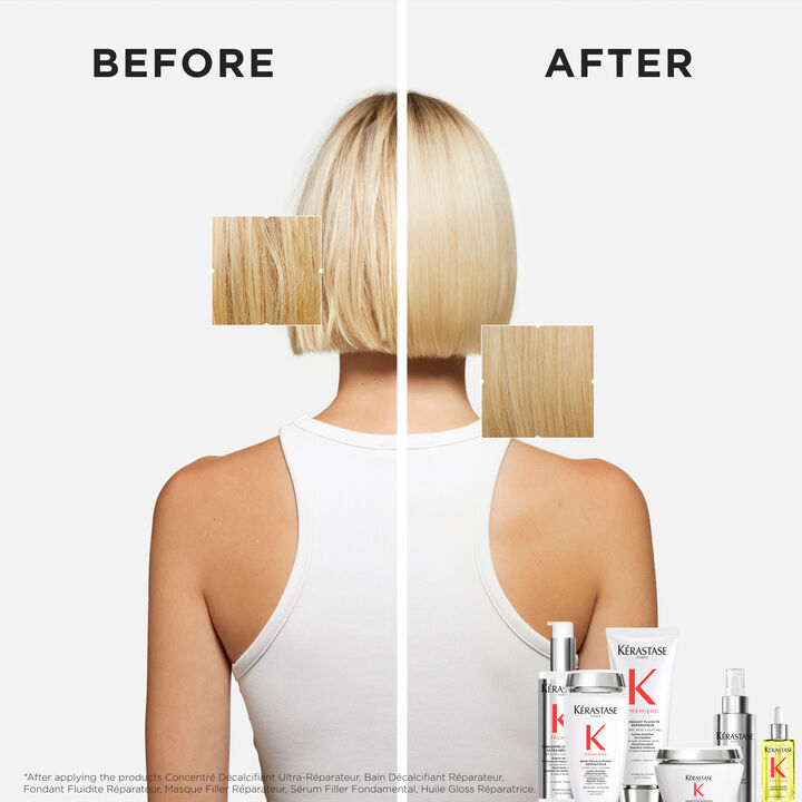 KERASTASE | PREMIERE REPAIRING ANTI-FRIZZ FILLER HEAT PROTECTING HAIR SERUM FOR DAMAGED HAIR WITH PEPTIDES AND GLYCINE