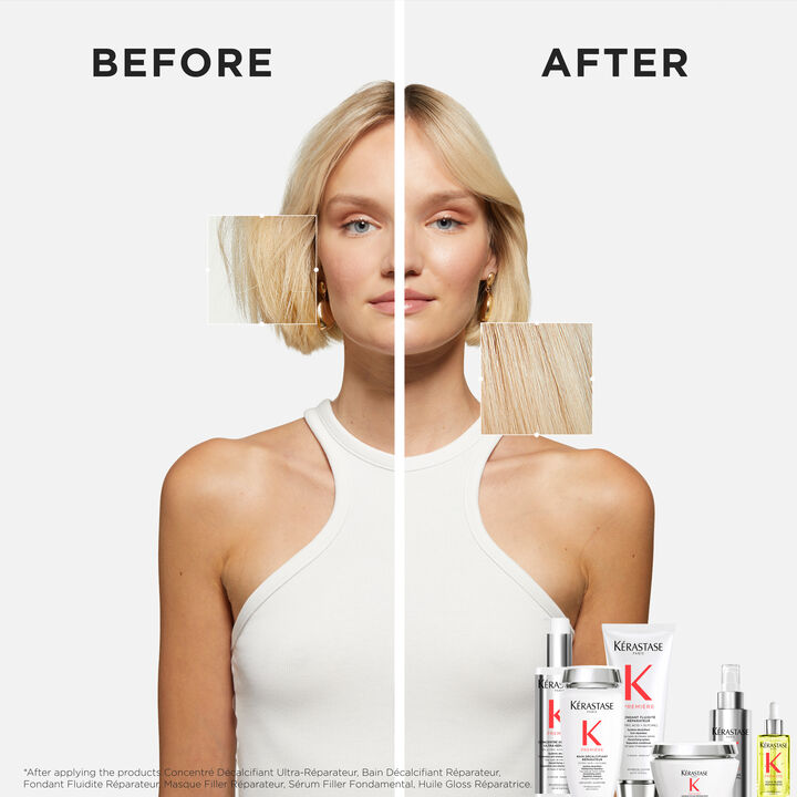 KERASTASE | PREMIERE REPAIRING ANTI-FRIZZ FILLER HEAT PROTECTING HAIR SERUM FOR DAMAGED HAIR WITH PEPTIDES AND GLYCINE
