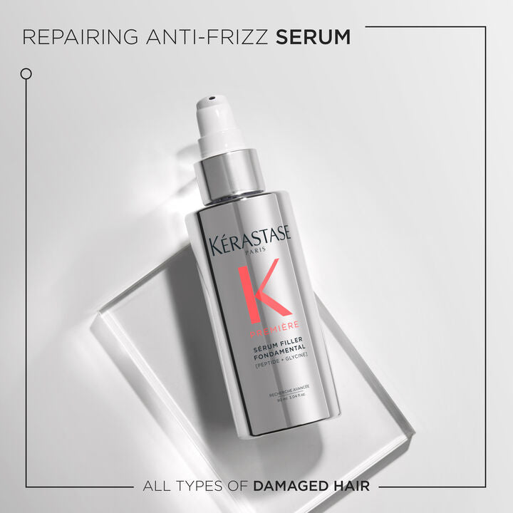 KERASTASE | PREMIERE REPAIRING ANTI-FRIZZ FILLER HEAT PROTECTING HAIR SERUM FOR DAMAGED HAIR WITH PEPTIDES AND GLYCINE