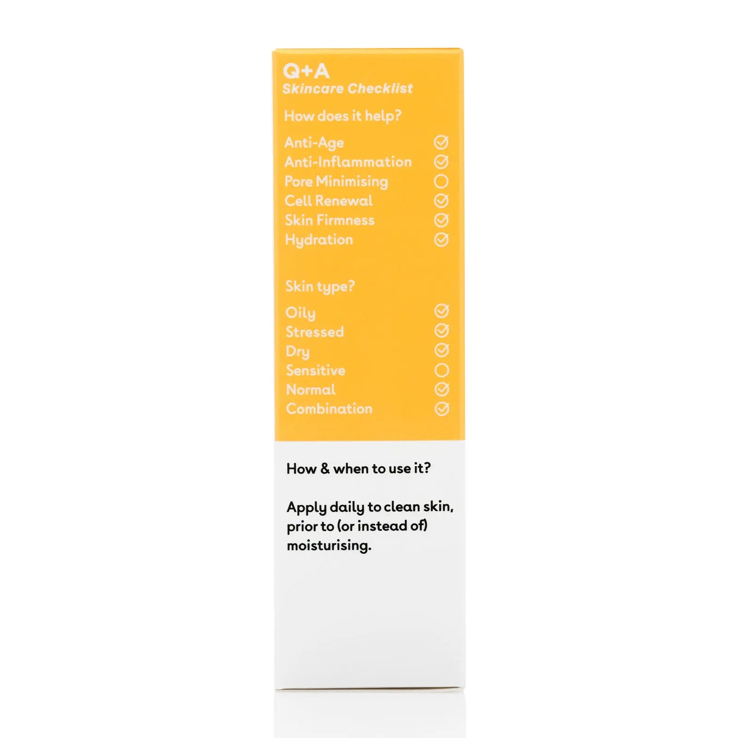 Q+A | PEPTIDE FACIAL SERUM