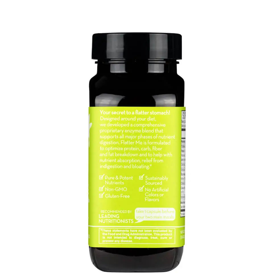 HUM NUTRITION | Flatter Me Healthy Digestion Supplement (60 VEGAN CAPSULES, 30 DAYS)
