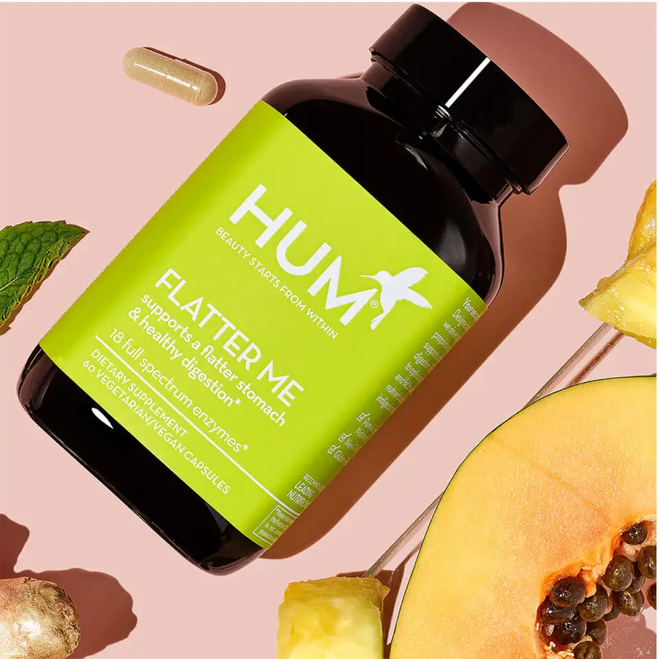 HUM NUTRITION | Flatter Me Healthy Digestion Supplement (60 VEGAN CAPSULES, 30 DAYS)