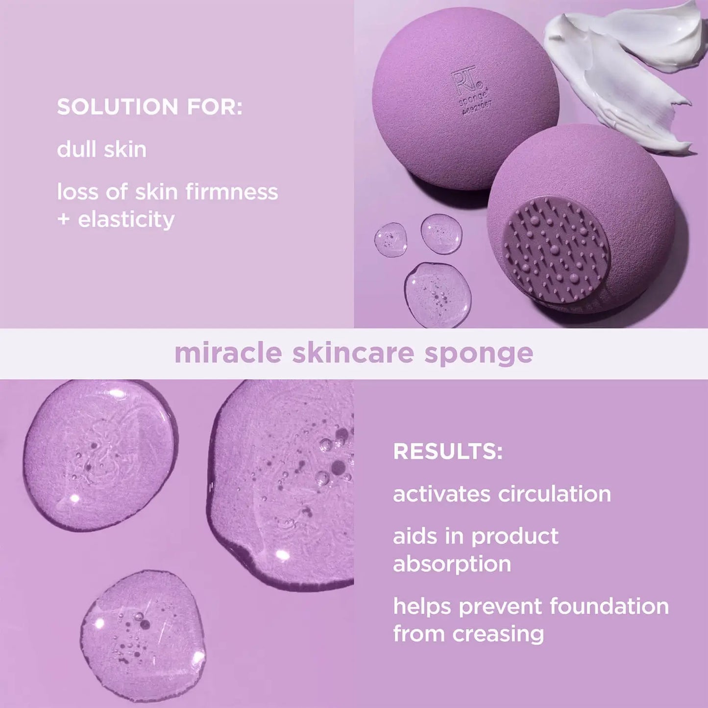 REAL TECHNIQUES | SPONGE+ MIRACLE SKINCARE SPONGE