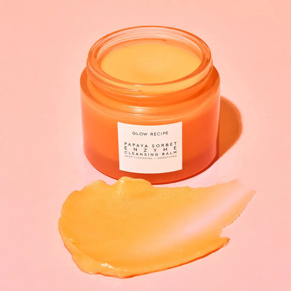 GLOW RECIPE | PAPAYA SORBET ENZYME CLEANSING BALM