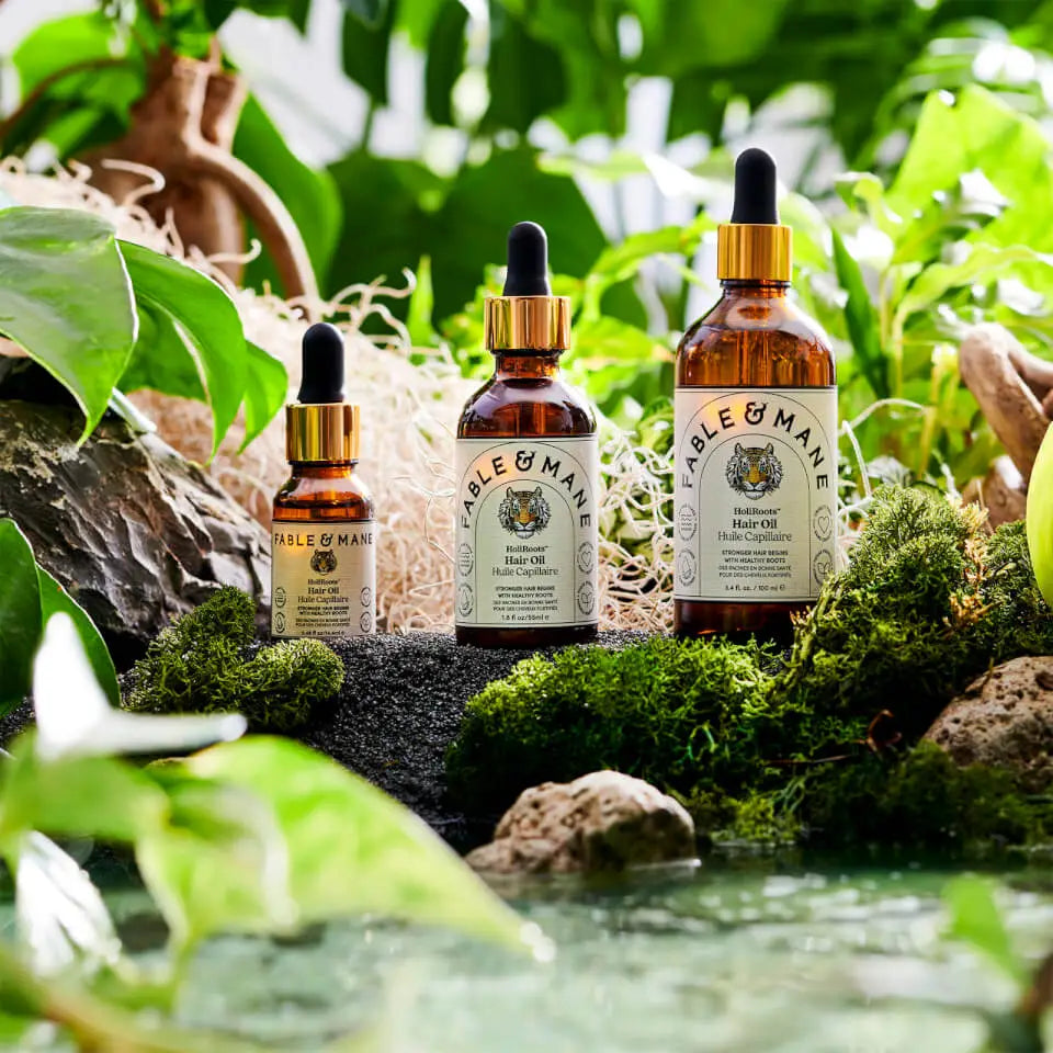 FABLE & MANE | HOLIROOTS PRE-WASH STRENGTHENING TREATMENT HAIR OIL