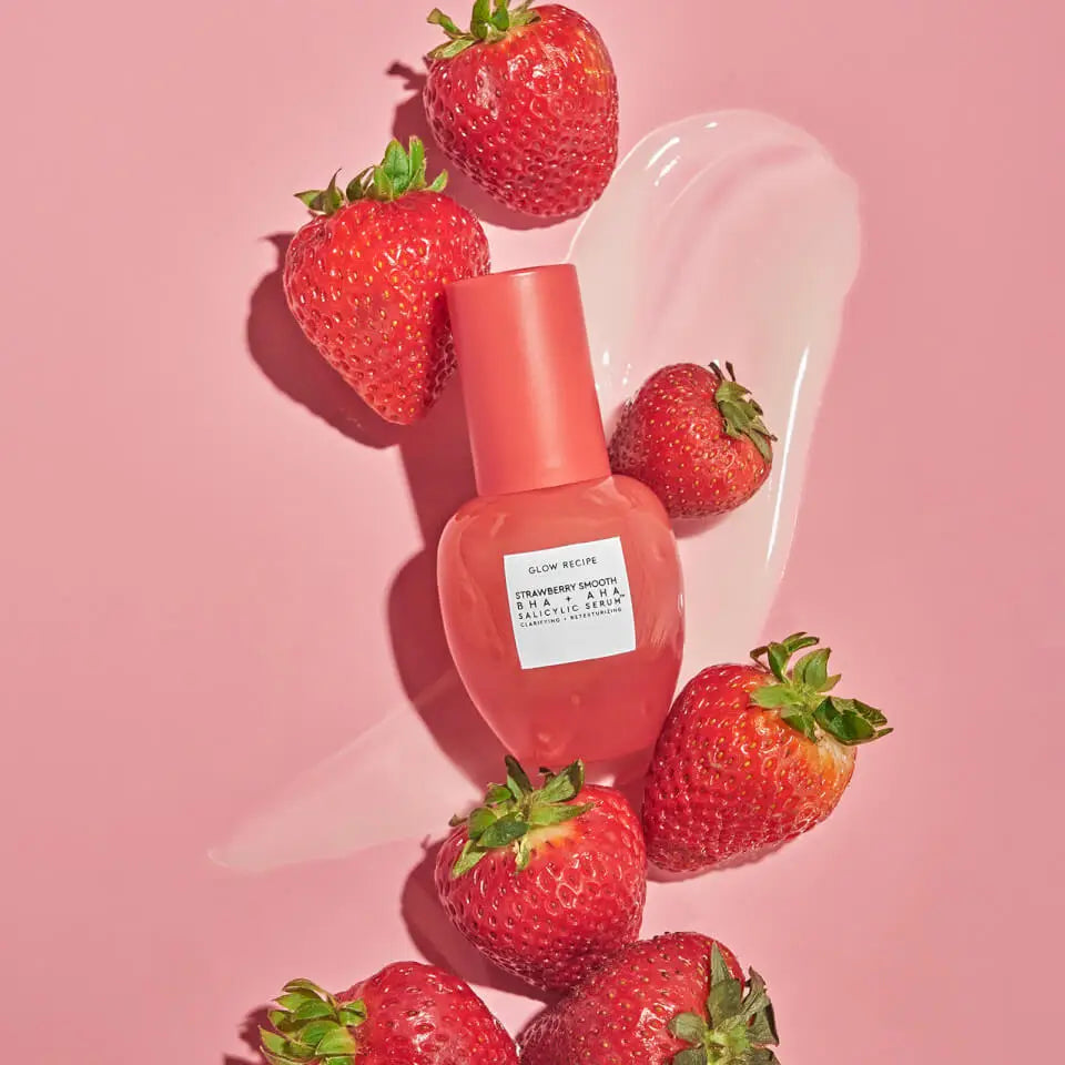 GLOW RECIPE | STRAWBERRY SMOOTH BHA+AHA SALICYLIC SERUM