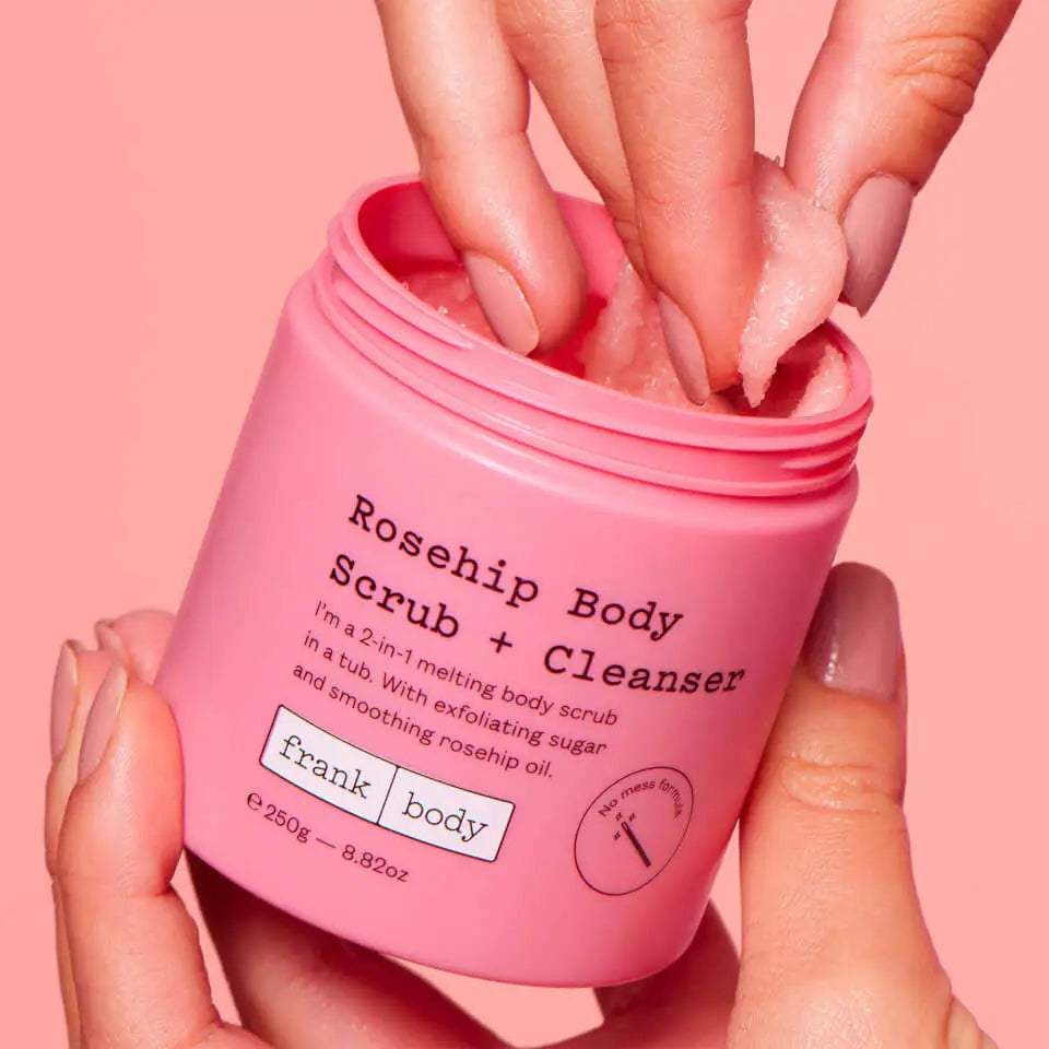 FRANK BODY | Rosehip Body Scrub and Cleanser
