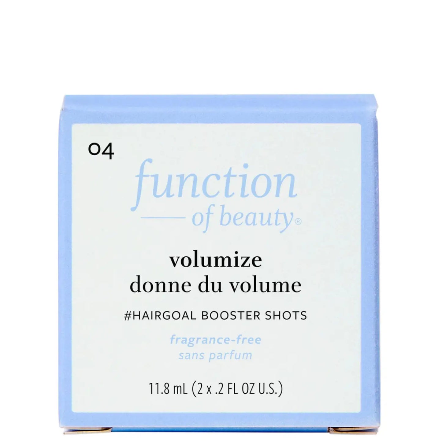 FUNCTION OF BEAUTY | VOLUMIZE #HAIRGOAL BOOSTER SHOTS