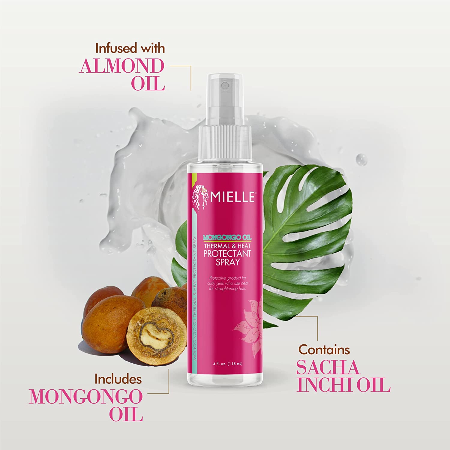 MIELLE  MONGONGO OIL THERMAL & HEAT PROTECTANT SPRAY – hairpharma