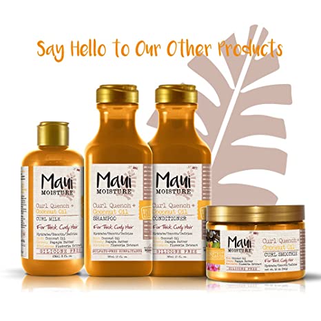 Maui Moisture | Curl Quench + Coconut Oil Curl Milk