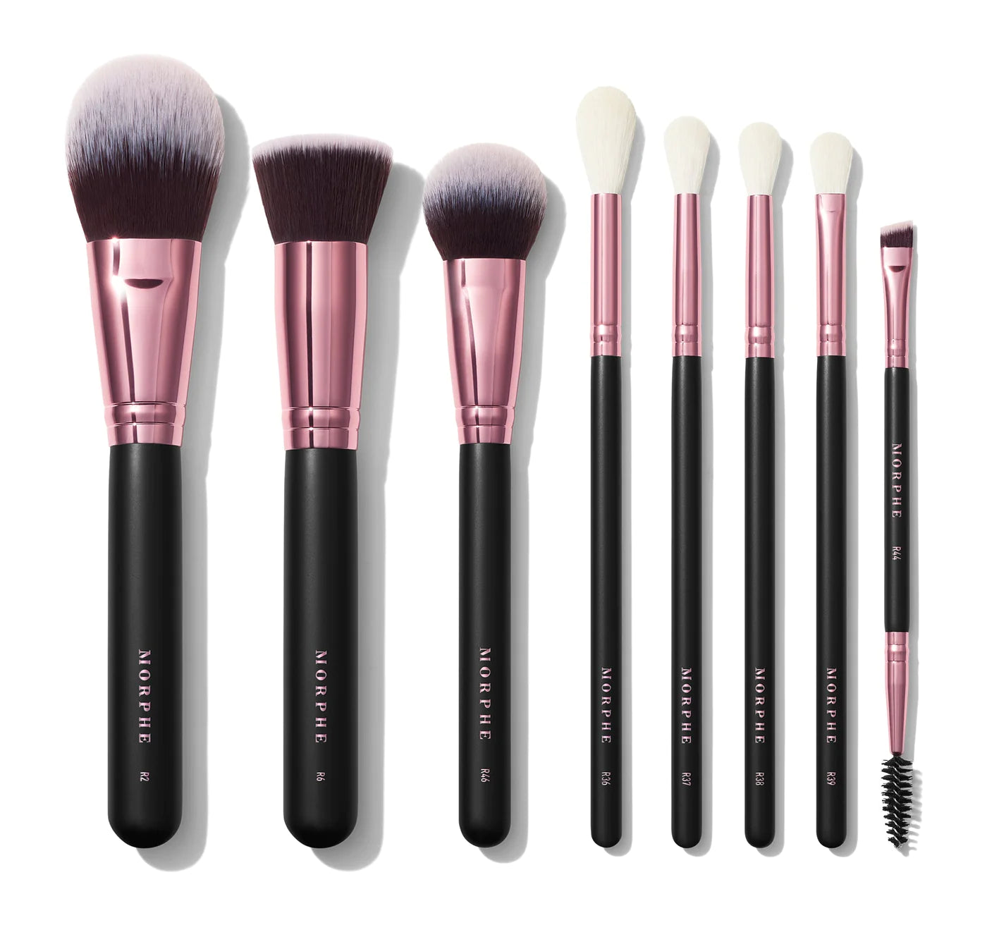 MORPHE | FLASH OF ROSE 8-PIECE ROSE GOLD BRUSH SET