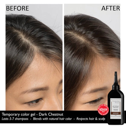 CHRISTOPHE ROBIN TEMPORARY COLOR GEL - DARK CHESTNUT