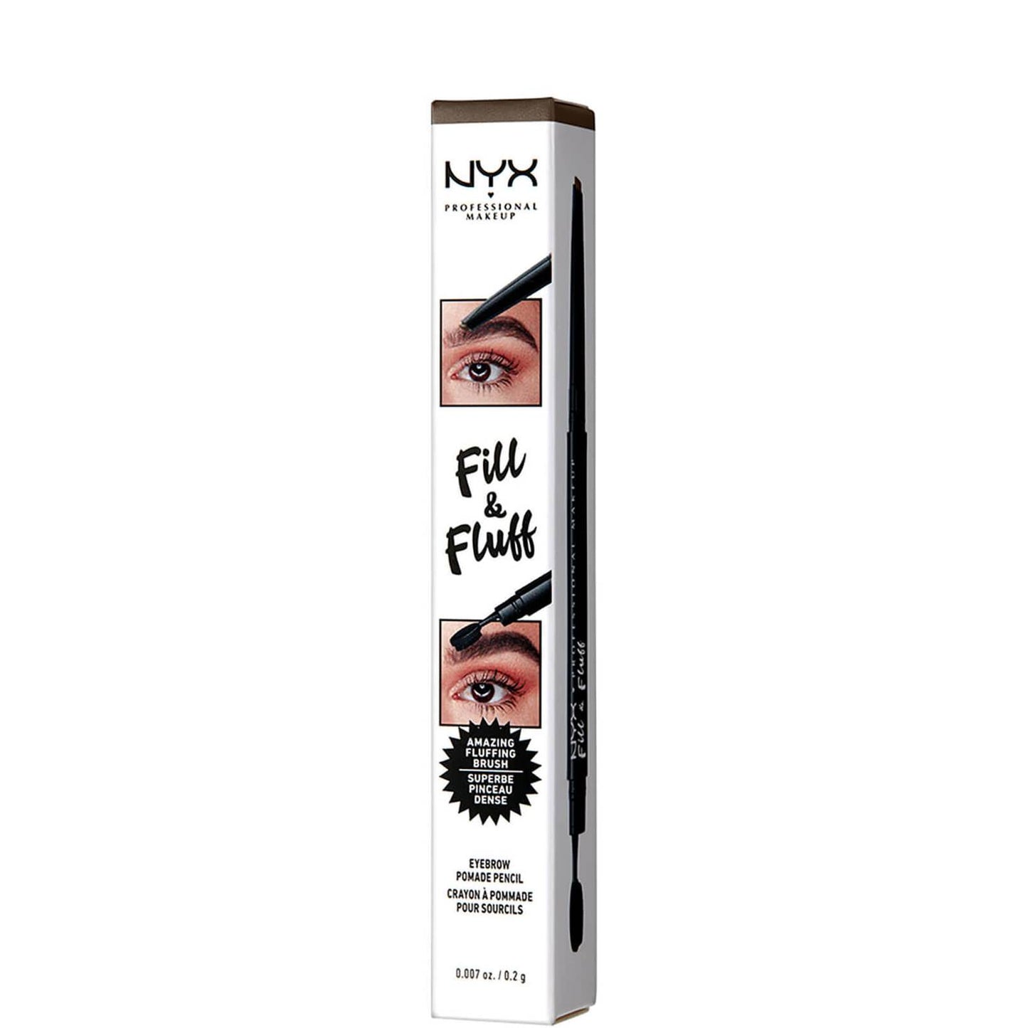 NYX PROFESSIONAL MAKEUP | FILL & FLUFF EYEBROW POMADE PENCIL