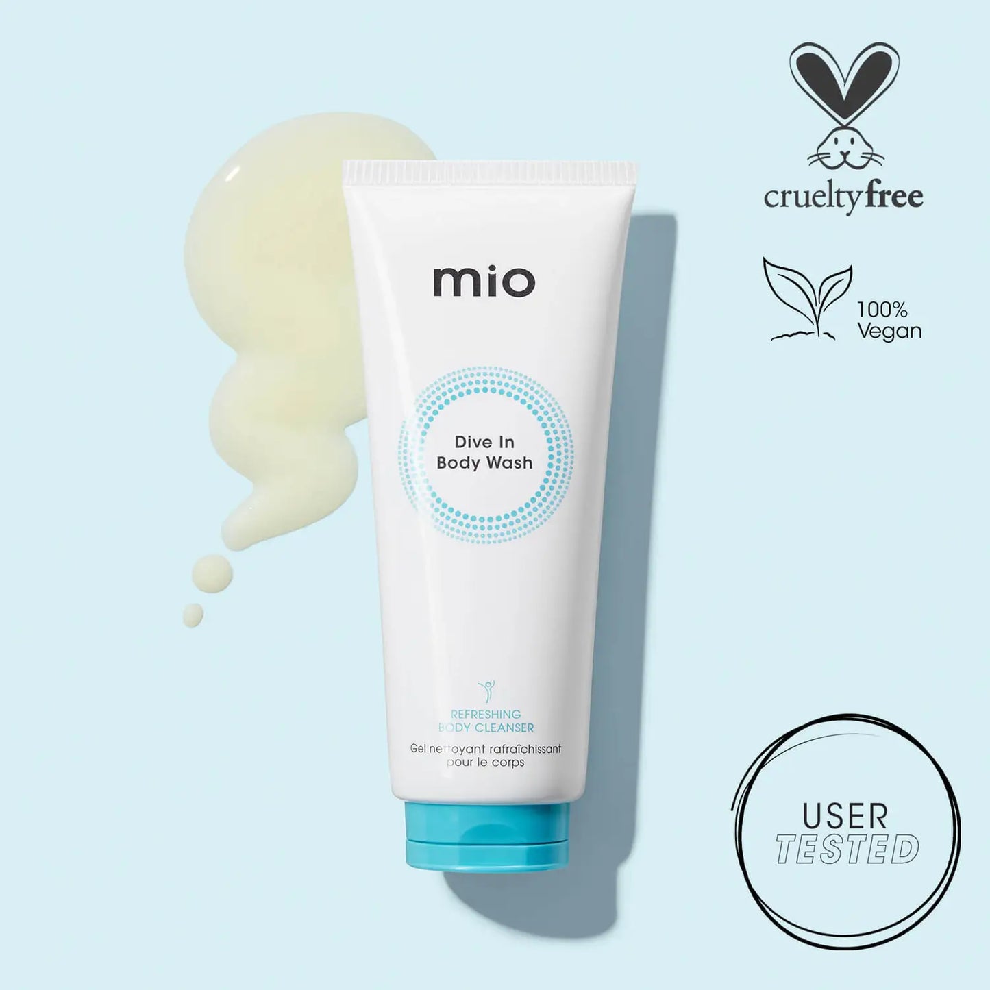 MIO | DIVE IN REFRESHING BODY WASH WITH AHAS