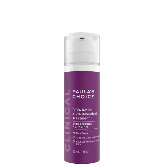 PAULA'S CHOICE | CLINICAL 0.3% RETINOL AND 2% BAKUCHIOL TREATMENT