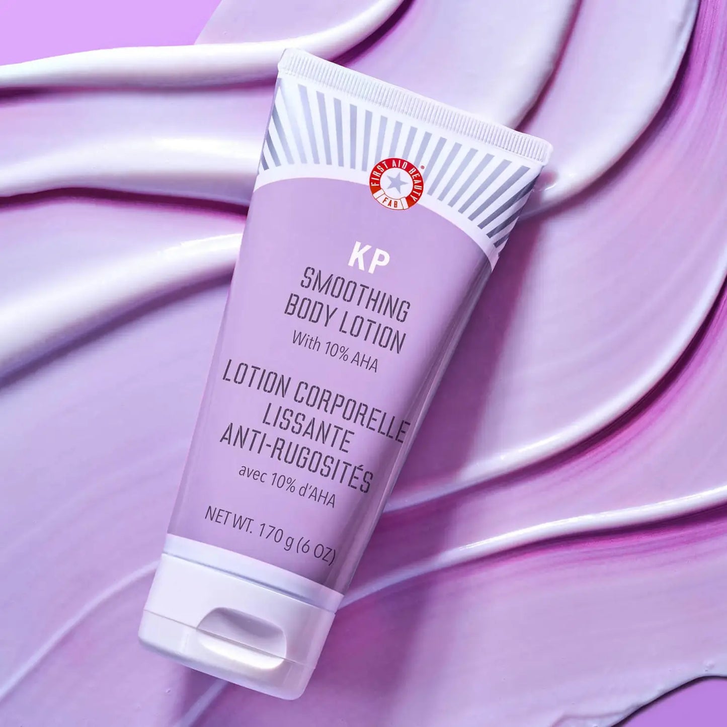 FIRST AID BEAUTY | KP SMOOTHING BODY LOTION WITH 10% AHA