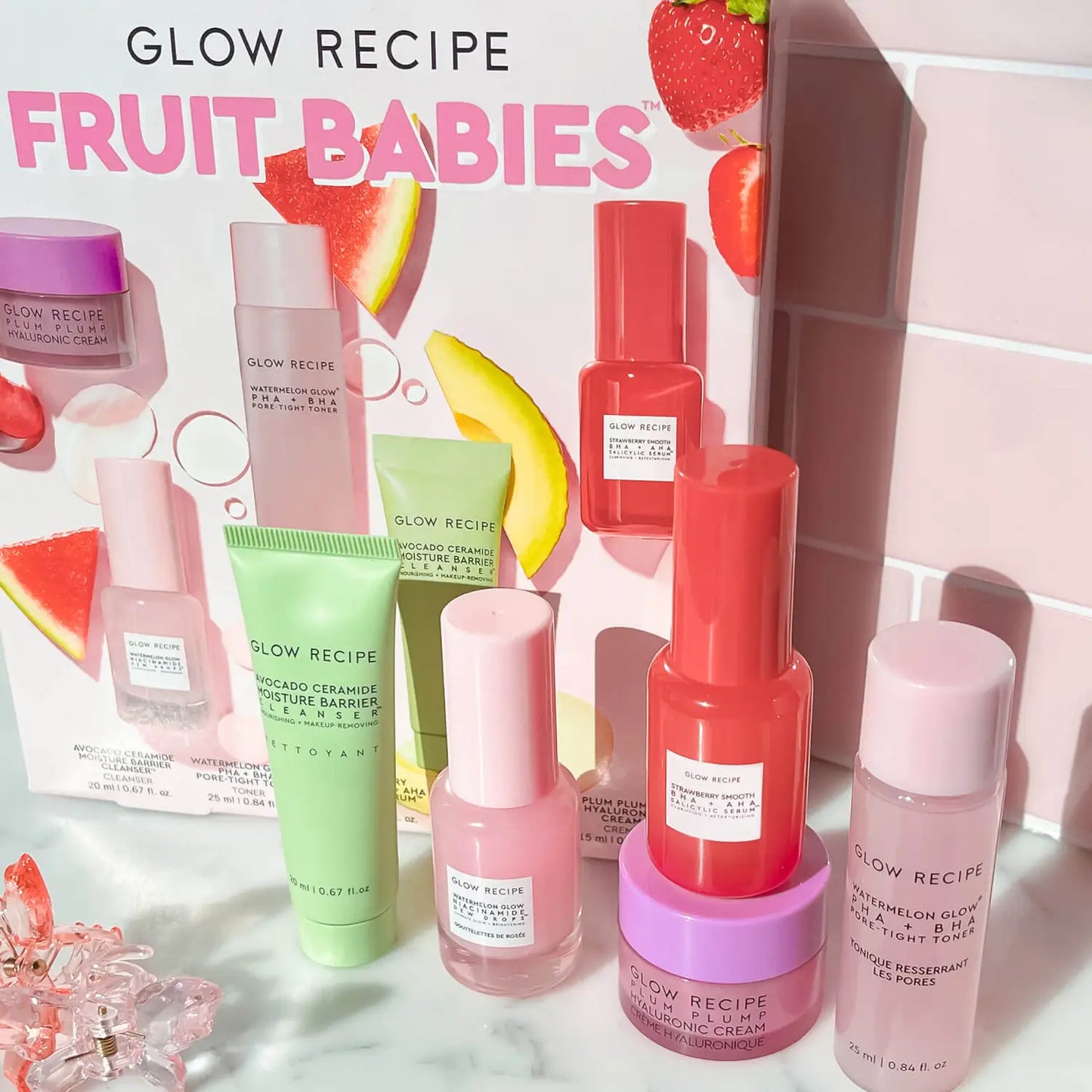 GLOW RECIPE | FRUIT BABIES SET