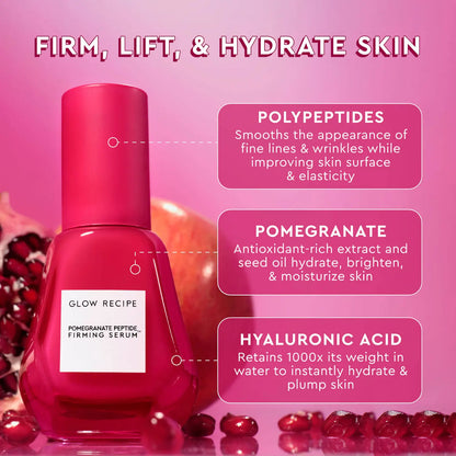 GLOW RECIPE | POMEGRANATE PEPTIDE FIRMING SERUM