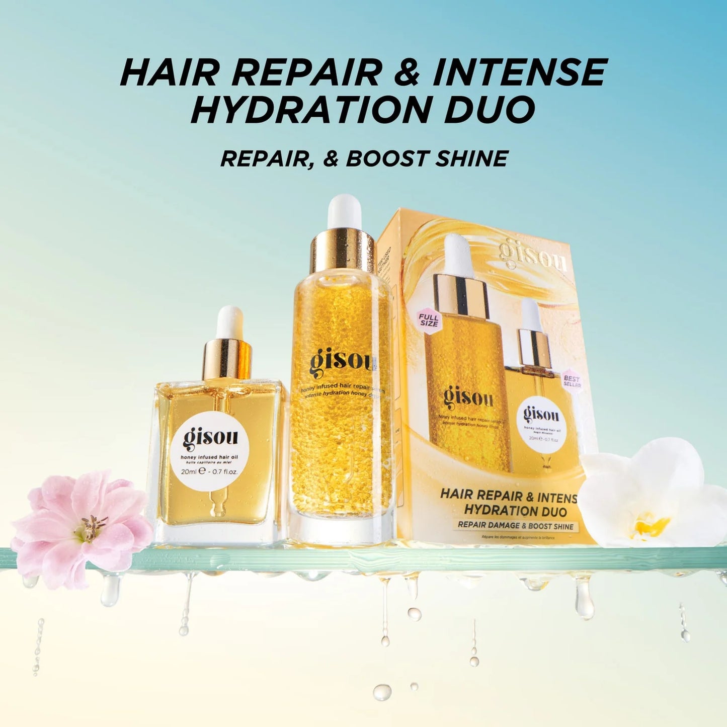 GISOU | INTENSE HYDRATION AND HAIR REPAIR DUO