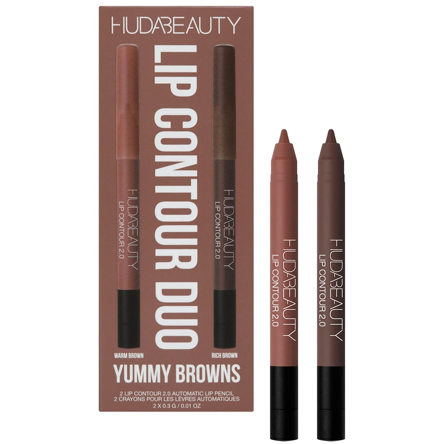 HUDA BEAUTY | YUMMY BROWNS LIP CONTOUR DUO