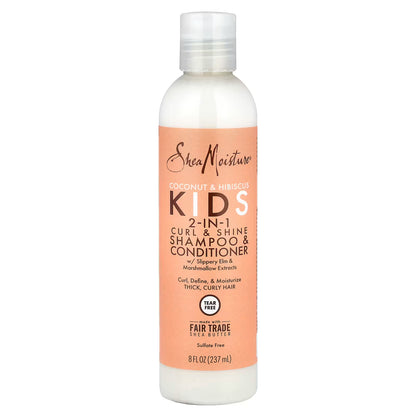 SHEA MOISTURE | COCONUT & HIBISCUS KIDS 2-IN-1 SHAMPOO AND CONDITIONER
