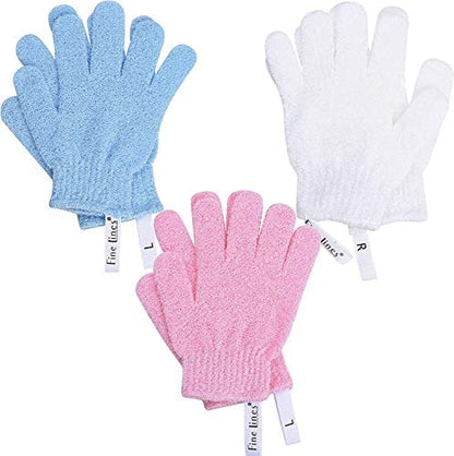 EXFOLIATING SHOWER GLOVES