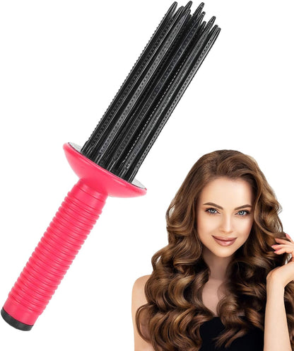 HAIRPHARMA | HAIR CURLING ROLL COMB DEFINING BRUSH