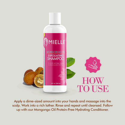 MIELLE ORGANICS | MONGONGO OIL EXFOLIATING SHAMPOO