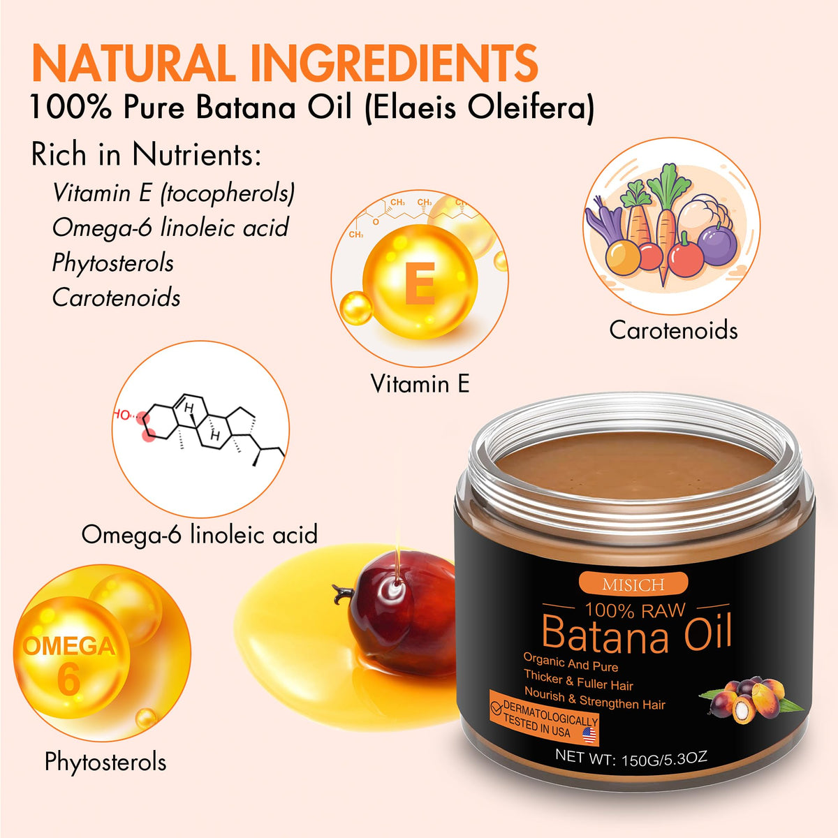 MISICH | RAW BATANA OIL FOR HAIR GROWTH