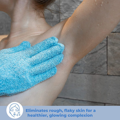 EXFOLIATING SHOWER GLOVES