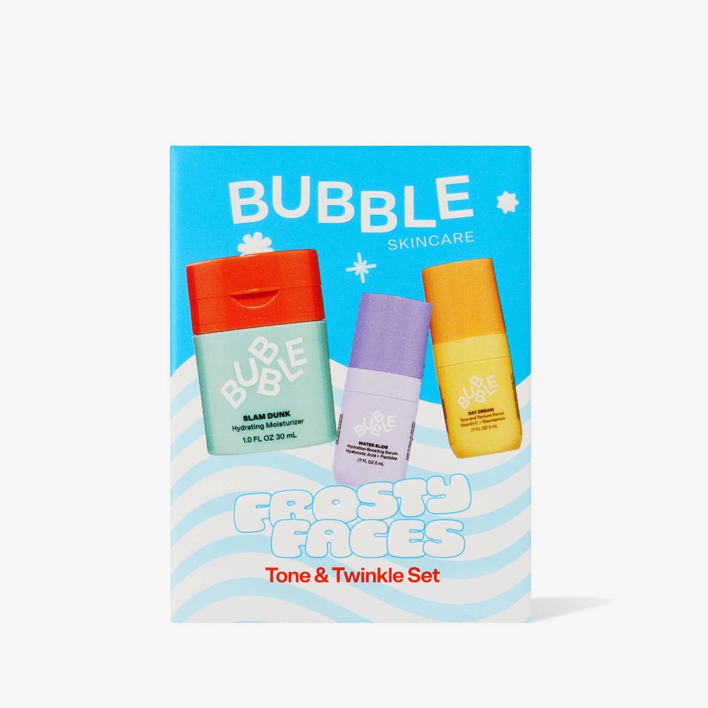 BUBBLE SKINCARE | FROSTY FACES TONE & TWINKLE SET