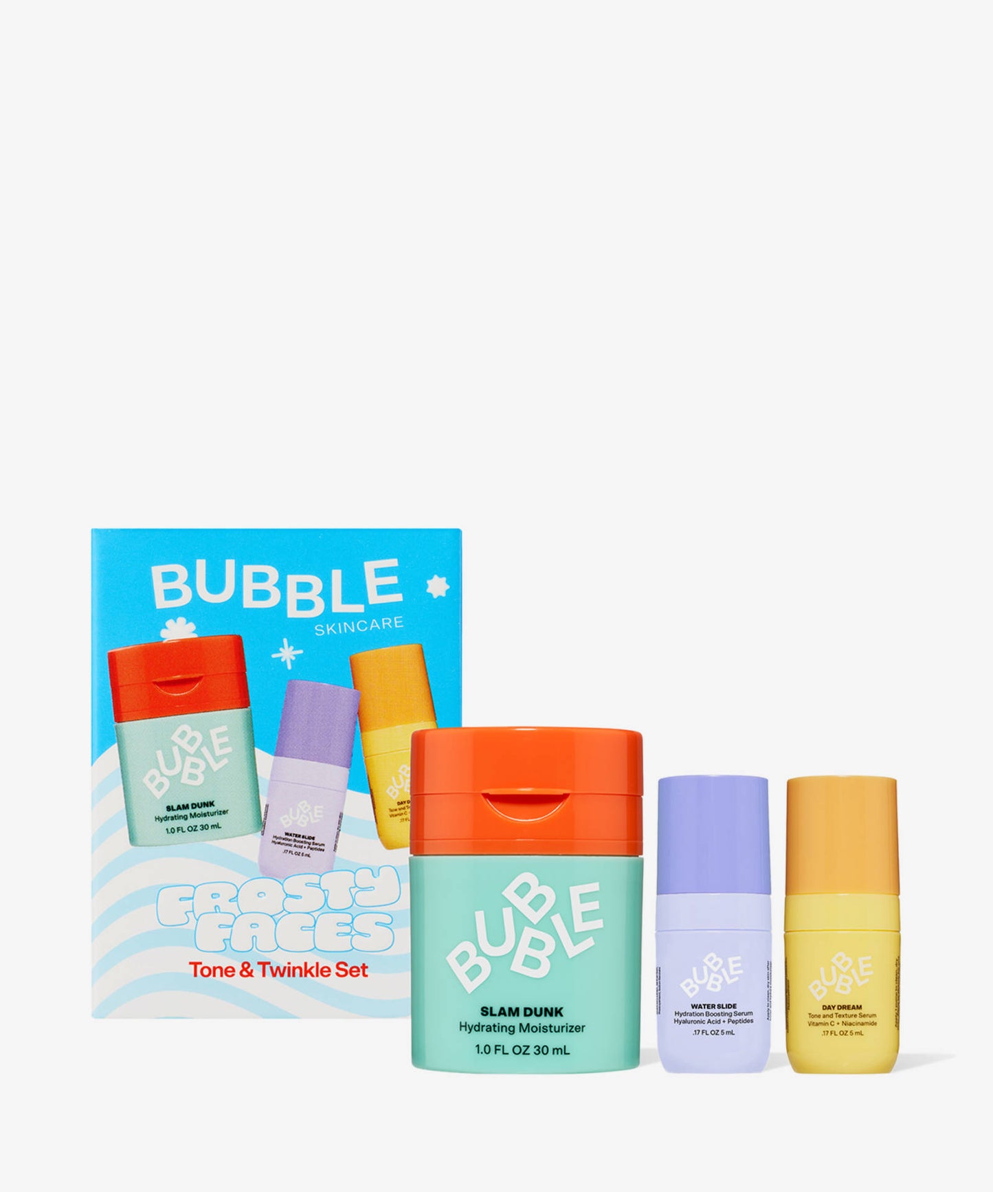 BUBBLE SKINCARE | FROSTY FACES TONE & TWINKLE SET