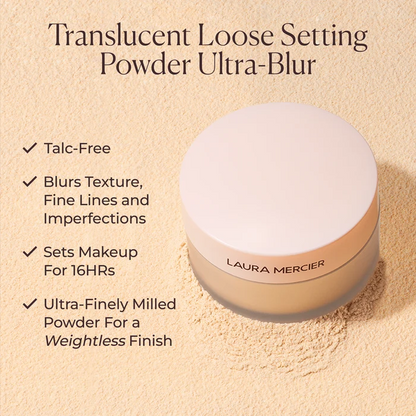 LAURA MERCIER | TRANSLUCENT LOOSE TALC-FREE SETTING POWDER ULTRA-BLUR MINI